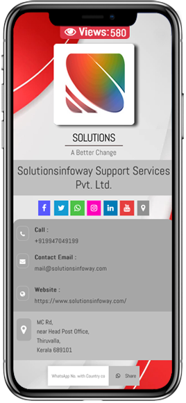 ddatakuwait.com image layout of digital business card