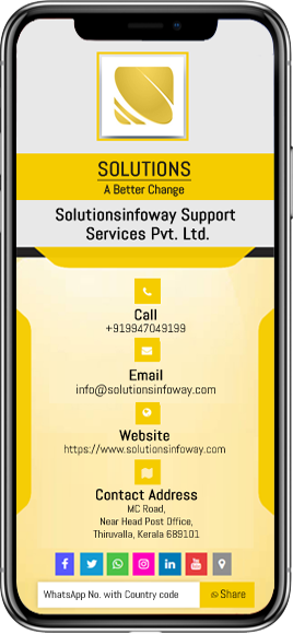 ddatakuwait.com image layout of digital business card